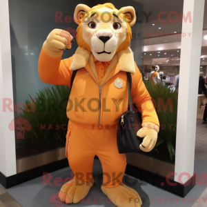 Maskot karakter af en...