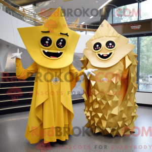Maskotkarakter av en Gold...