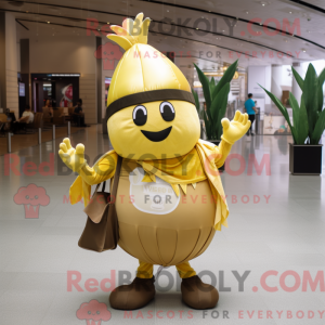 Mascot character of a Gold...
