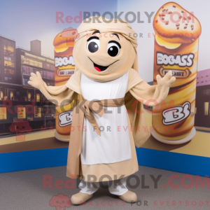 Postava maskota béžových...