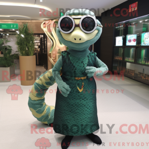 Maskotkarakter av en Python...