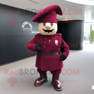 Maroon Soldier mascotte...