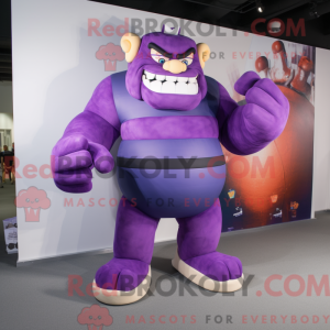 Postava maskota Purple...