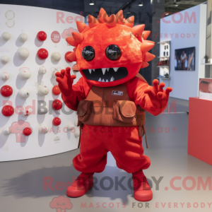 Mascot character of a Red...