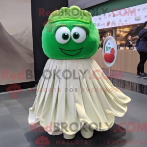 Maskotkarakter af en Green...