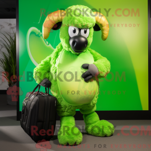 Mascot karakter van een...