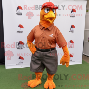Maskot-karakter af en...