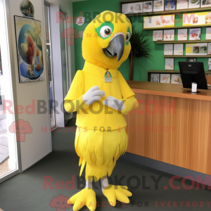 Mascot character of a Lemon...