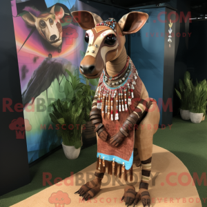 Mascot-karakter af en Tan...