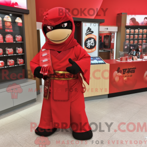 Mascot character of a Red...