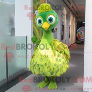 Mascot character of a Lime...