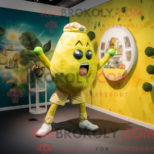 Personagem de máscara de...