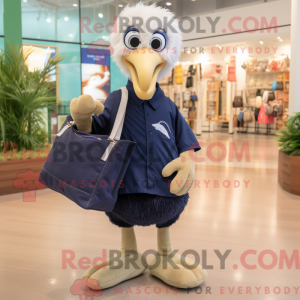 Mascot character of a Navy...