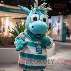 Postava maskota Teal Quagga...