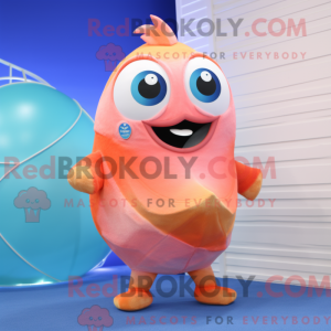 Mascot character of a Peach...