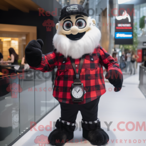 Mascot character of a Black...