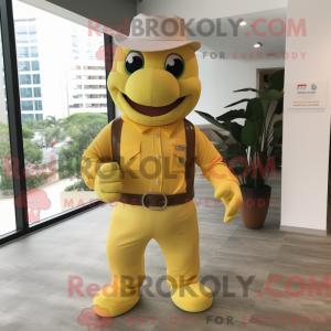 Mascot character of a Lemon...