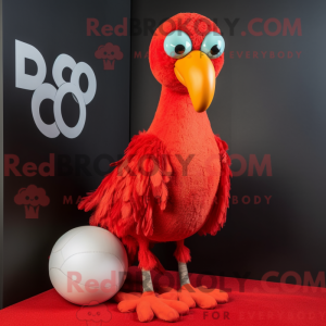 Mascot character of a Red...