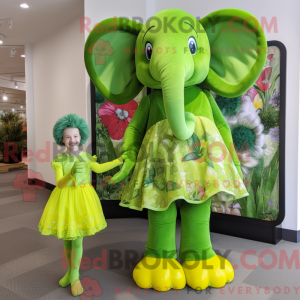 Mascot character of a Lime...