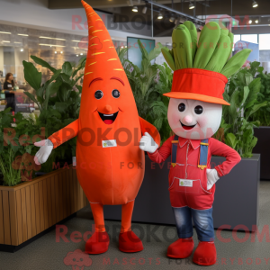Mascot character of a Red...
