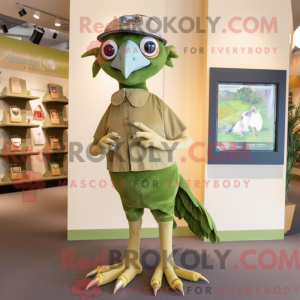 Maskotkarakter af en Olive...