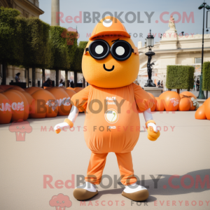 Mascot character of a Peach...