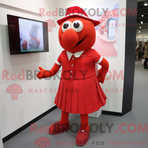 Mascot character of a Red...