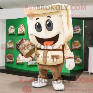 Mascot character of a Cream...
