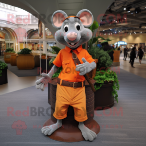 Oranje Ratatouille mascotte...