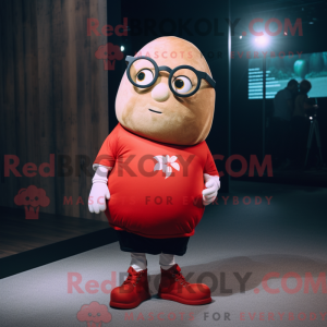 Mascot character of a Red...