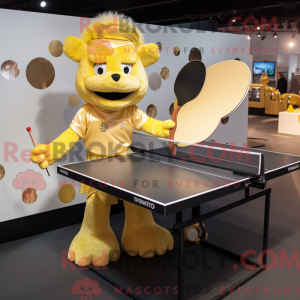 Mascot character of a Gold...