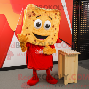 Mascottefiguur van een Red...