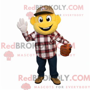 Personagem de máscara de...