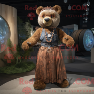 Mascot character of a Rust...