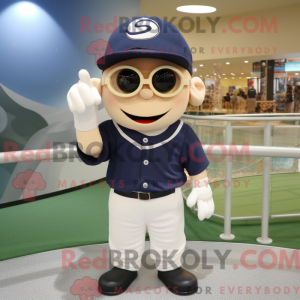 Maskot-karakter af en Navy...
