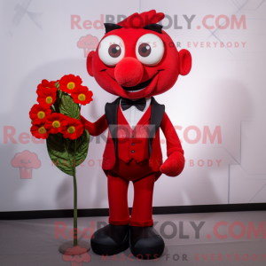 Mascot character of a Red...