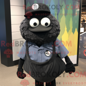 Mascot character of a Black...