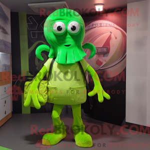 Mascot character of a Lime...