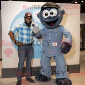 Mascot character of a Black...