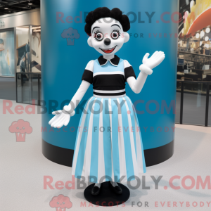 Mascot character of a Cyan...