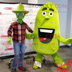 Mascot character of a Lime...