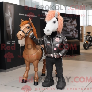 Postava maskota Peach Horse...