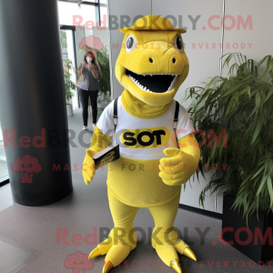 Mascottekarakter van een...
