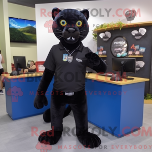Mascot character of a Black...