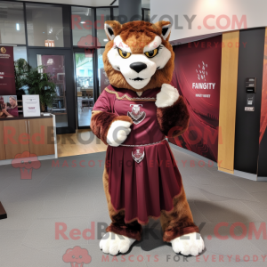 Mascot character of a...