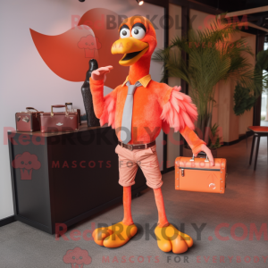 Mascottefiguur van een...