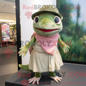 Mascot character of a Olive...