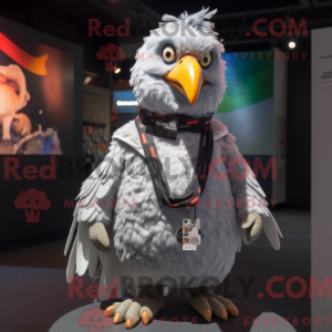 Mascot character of a Gray...