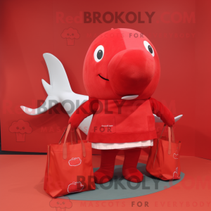 Mascot character of a Red...