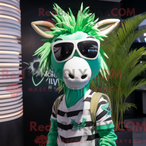 Mascot character of a Green...